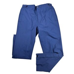 Tourney Gore-Tex Rain Golf Pants Mens Large Blue Waterproof Outdoor Trousers